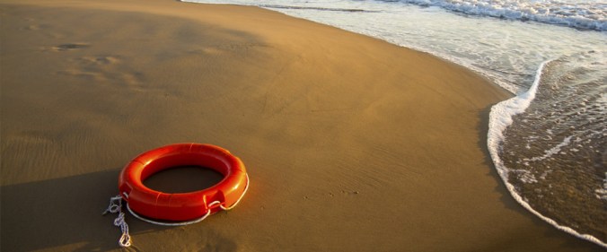 life preserver on land