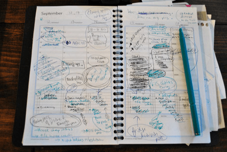 disorganized planner